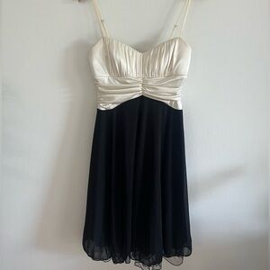 Y2K Ruby Rox Black and Cream Dress Size Small EUC